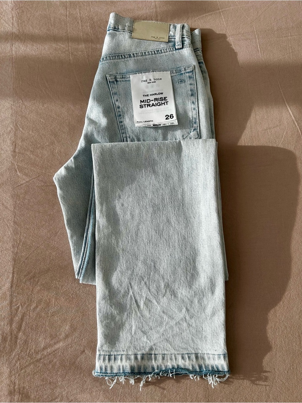 NWT Rag&Bone Harlow Mid Rise Full Length - Picture 3 of 6